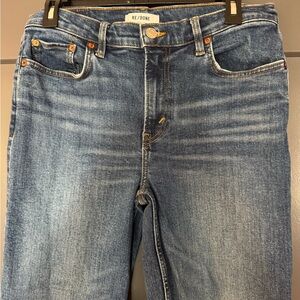 RE/DONE  Women’s Blue Straight-Leg Jeans